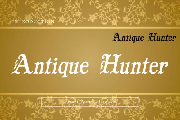 Antique Hunter: A Vintage-Inspired Serif Display Typeface