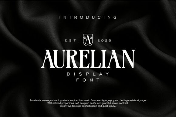 Aurelian Serif Font for Elegant Craft & Print Projects