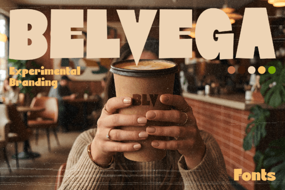 Belvega: An Experimental Branding Font for Small Business Owners