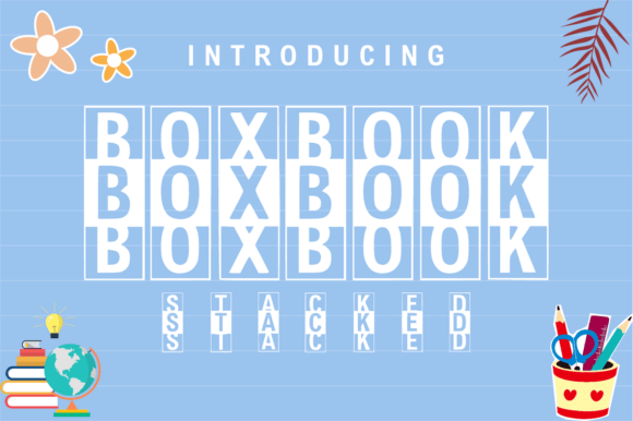 Box Book: A Stacked Display Font for Bold Handmade Branding