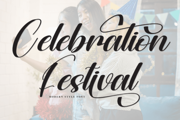 Celebration Festival Script Handwritten Font