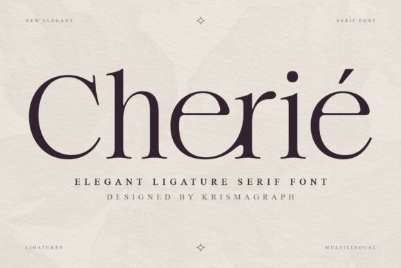 Chérié Serif Font for Elegant Brand Identity