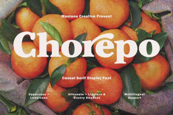 Chorepo: A Bold, Expressive Serif Font for Editorial Charm
