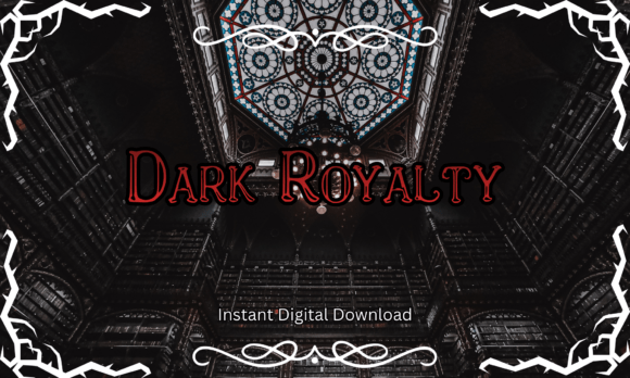 Dark Royalty Font for Gothic Elegance & Handmade Branding