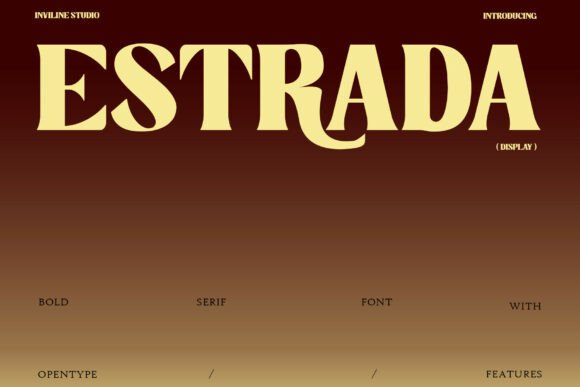 Estrada: Bold Display Serif Font for Scroll-Stopping Marketing