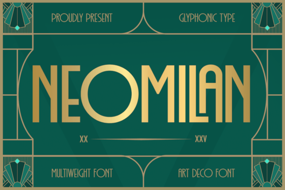 Gc Neomilan: A Neo Art Deco Sans Serif Font for High-Impact Branding