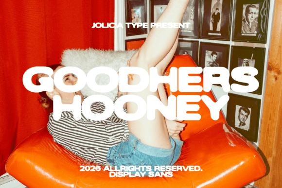 Goodhers Hooney: A Groovy Retro Display Sans for Makers