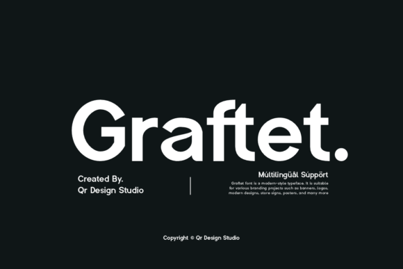 Graftet Font: A Modern Sans Serif for Real Branding