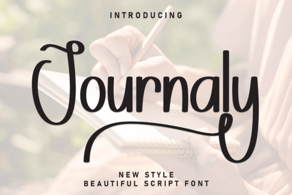 Journaly: A Whimsical Script Handwritten Font for Brand Identity
