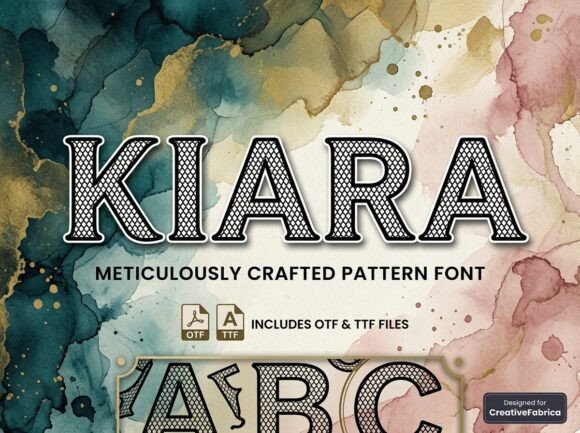 Kiara: A Bold Display Serif Font for Distinctive Branding
