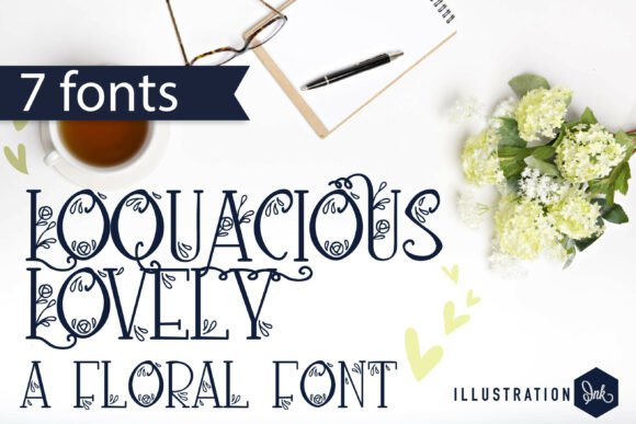 Loquacious Lovely: A Whimsical Handwritten Font for Crafters