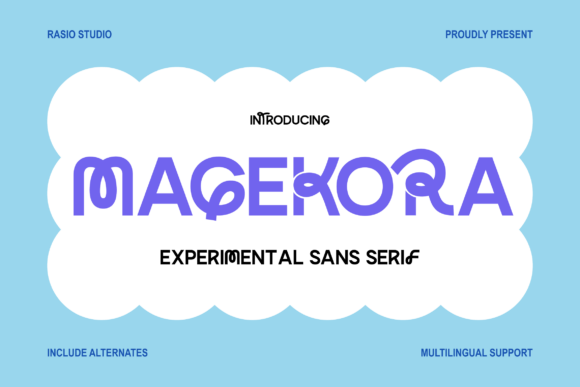 Magekora: A Modern Sans Serif Font for Distinctive Branding
