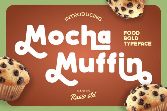 Mocha Muffin: A Bold Sans Serif Display Font for Food Brands