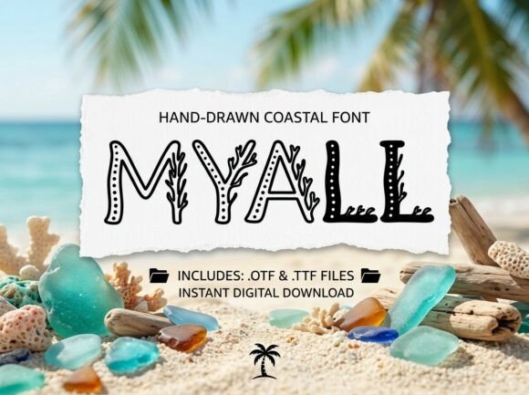 Myall: A Nautical Display Typeface for Editorial Design