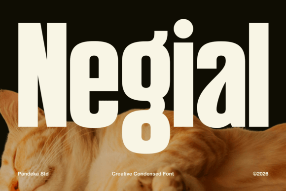 Negial: A Bold Condensed Sans Serif Font for Impactful Headlines