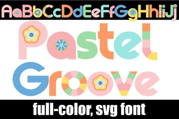 Pastel Groove: A Retro-Inspired Color Font for Scroll-Stopping Campaigns