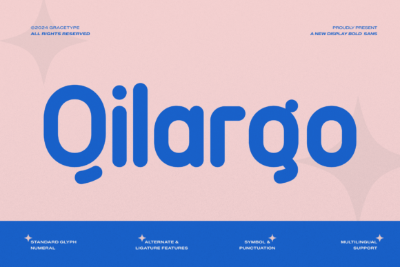 Qilargo: A Friendly, Bold Sans Serif Font for Modern Editorial Design