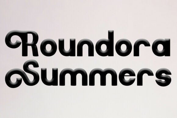 Roundora Summers: A Cheerful Script Handwritten Font for Modern Editorial Design