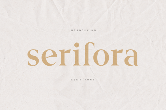 Serifora: An Elegant Serif Font for Thoughtful Editorial Design