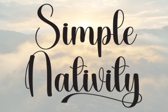 Simple Nativity: A Whimsical Script Handwritten Font with Soul