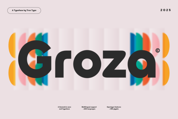 TRT Groza: A Bold, Confident Sans Serif Font for Modern Campaigns
