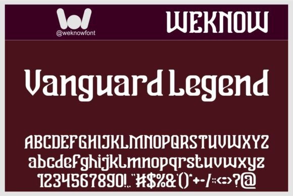 Vanguard Legend Serif Font for Elegant Branding